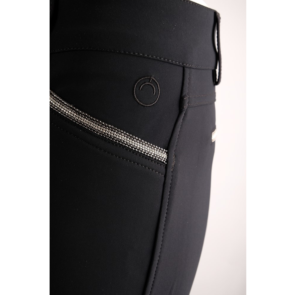Montar Elisabeth Soft-Tech Premium Breeches Knee Grip Mid Rise Navy