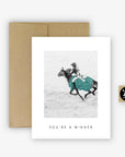 Hunt Seat Paper Co. You're a Winner Greeting Card