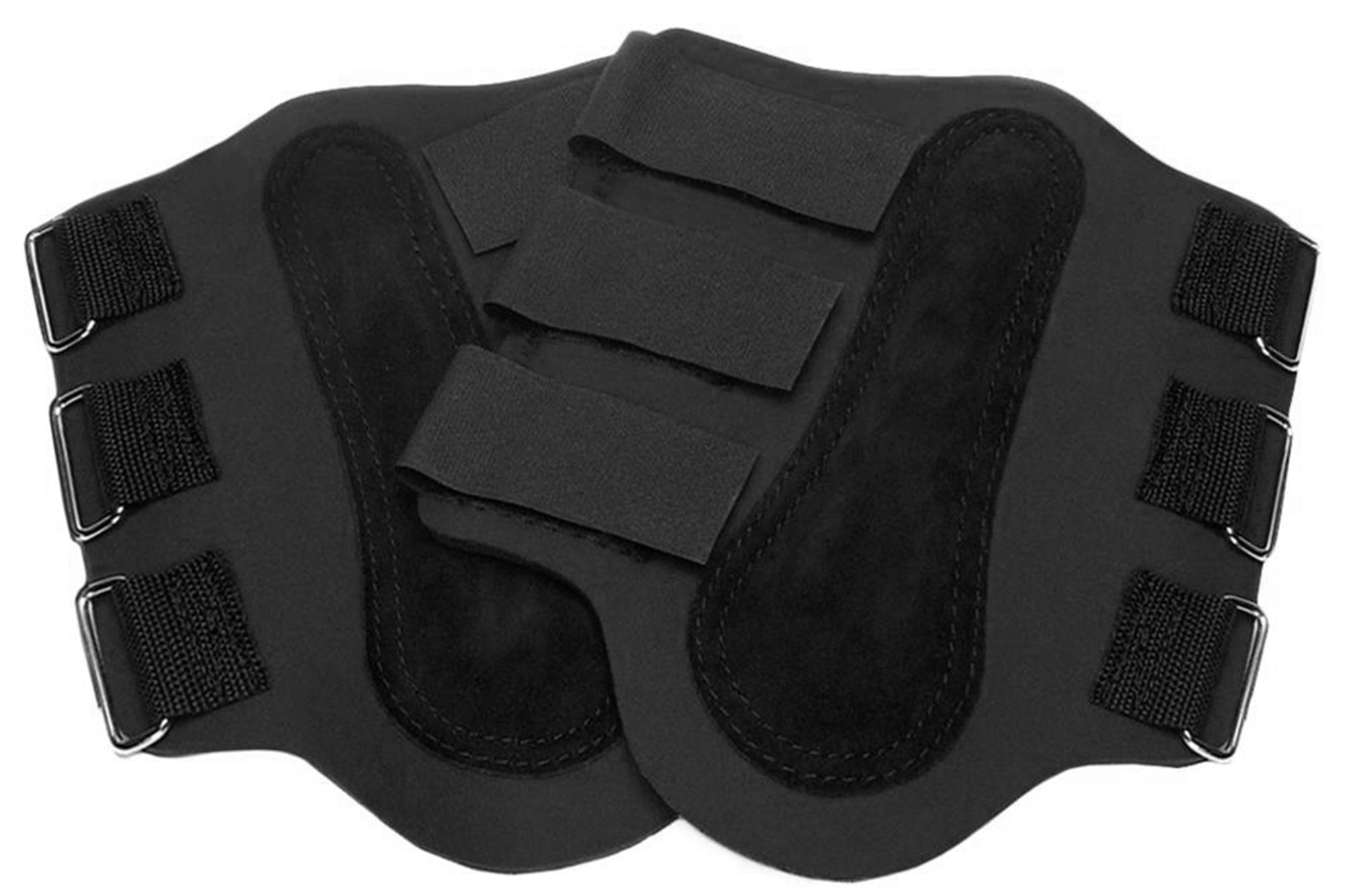 Centaur® Neoprene Splint Boots with Padded Suede Overlay, Black