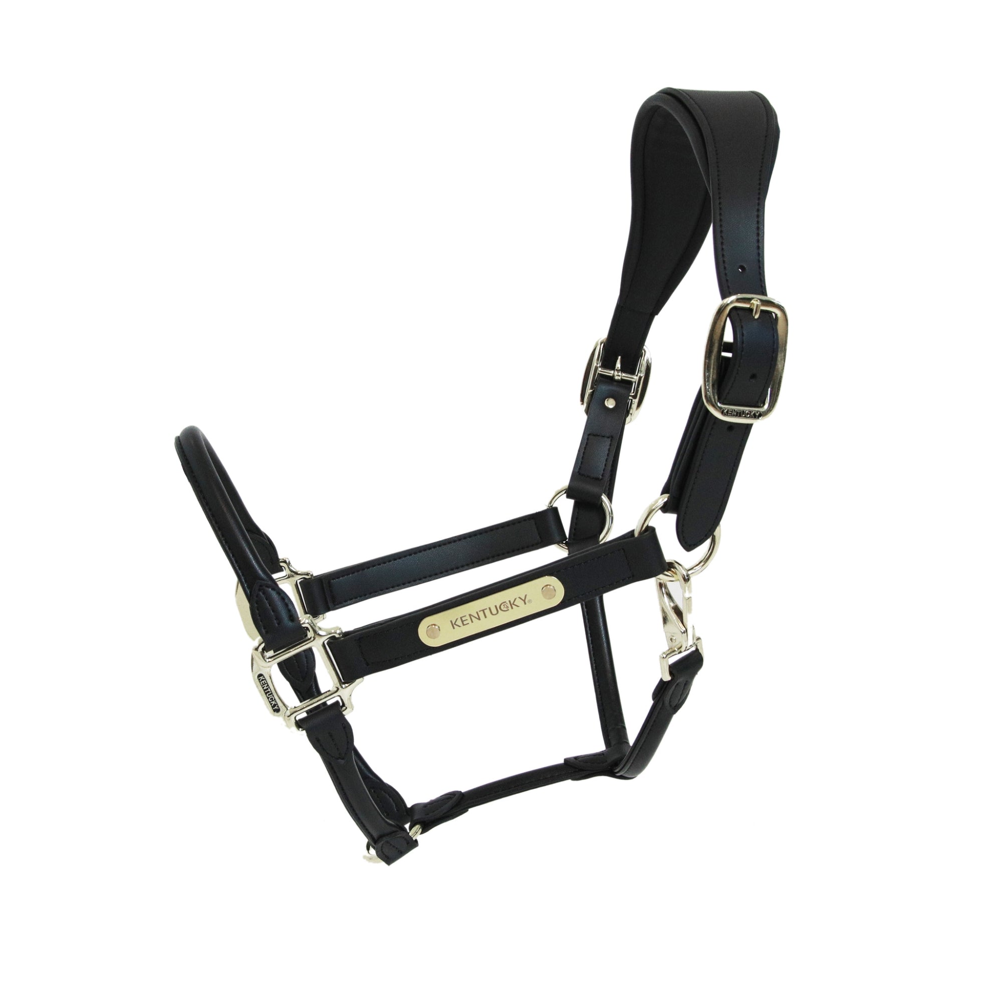 Kentucky Horsewear Anatomic Vegan Leather Halter, Black