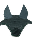 Kentucky Horsewear Fly Veil Wellington Velvet Pearls, Pine Green