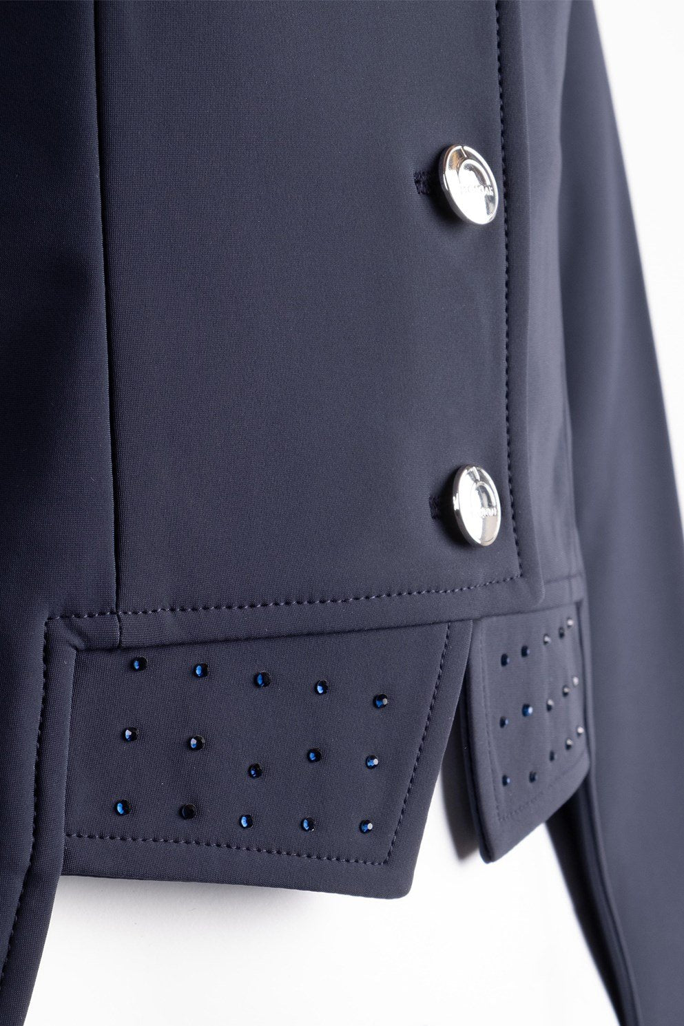 Montar Dressage Softshell Show Jacket - Short Tailcoat, Navy