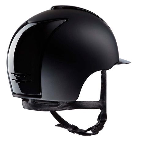 KEP Italia Cromo 2.0 Textile/Polish Helmet, Black