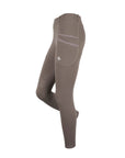 Fair Play MARINA Knee Grip Winter Riding Leggings, Taupe Grey
