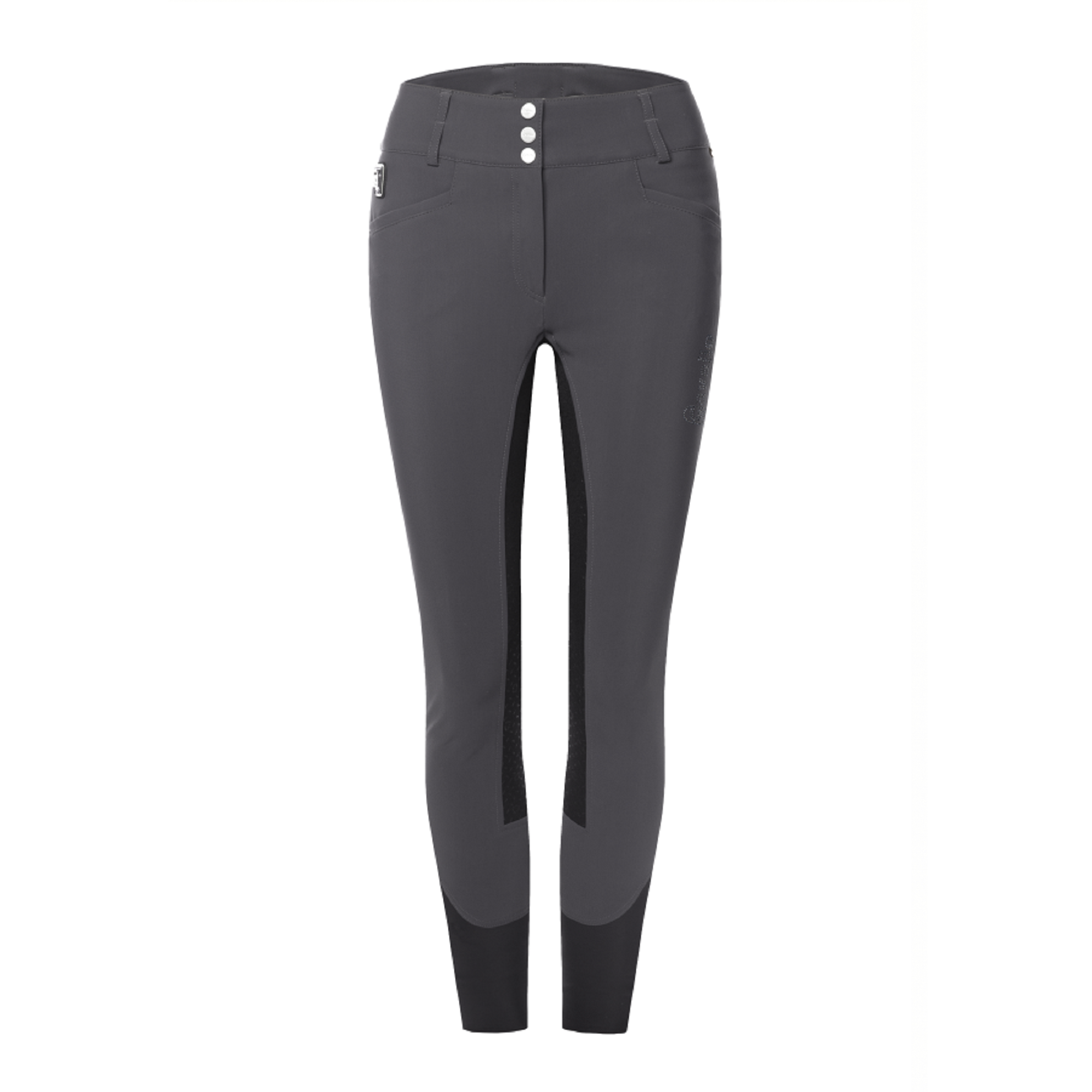 Cavallo CavalCeline X Grip High Rise, Full Grip Breeches, Graphite Schwarz