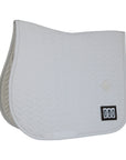 Kentucky Horsewear Saddle Pad Fishbone White Jumping Competition Edition
