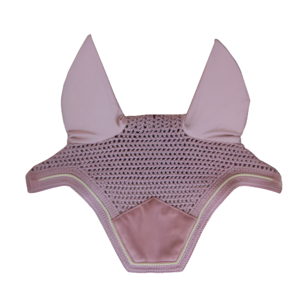 Kentucky Horsewear Fly Veil Wellington Velvet, Old Rose