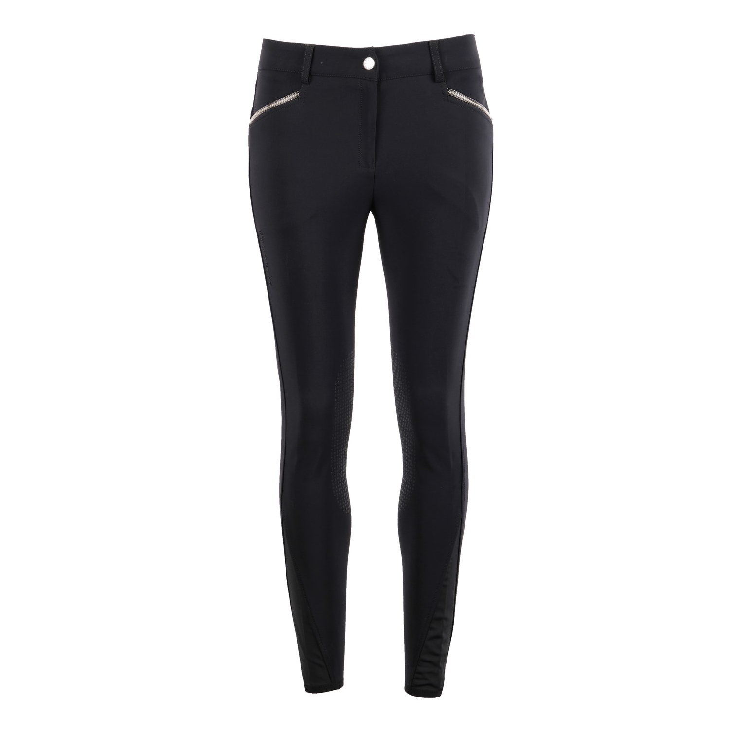 Montar Elisabeth Soft-Tech Premium Breeches Knee Grip Mid Rise Navy