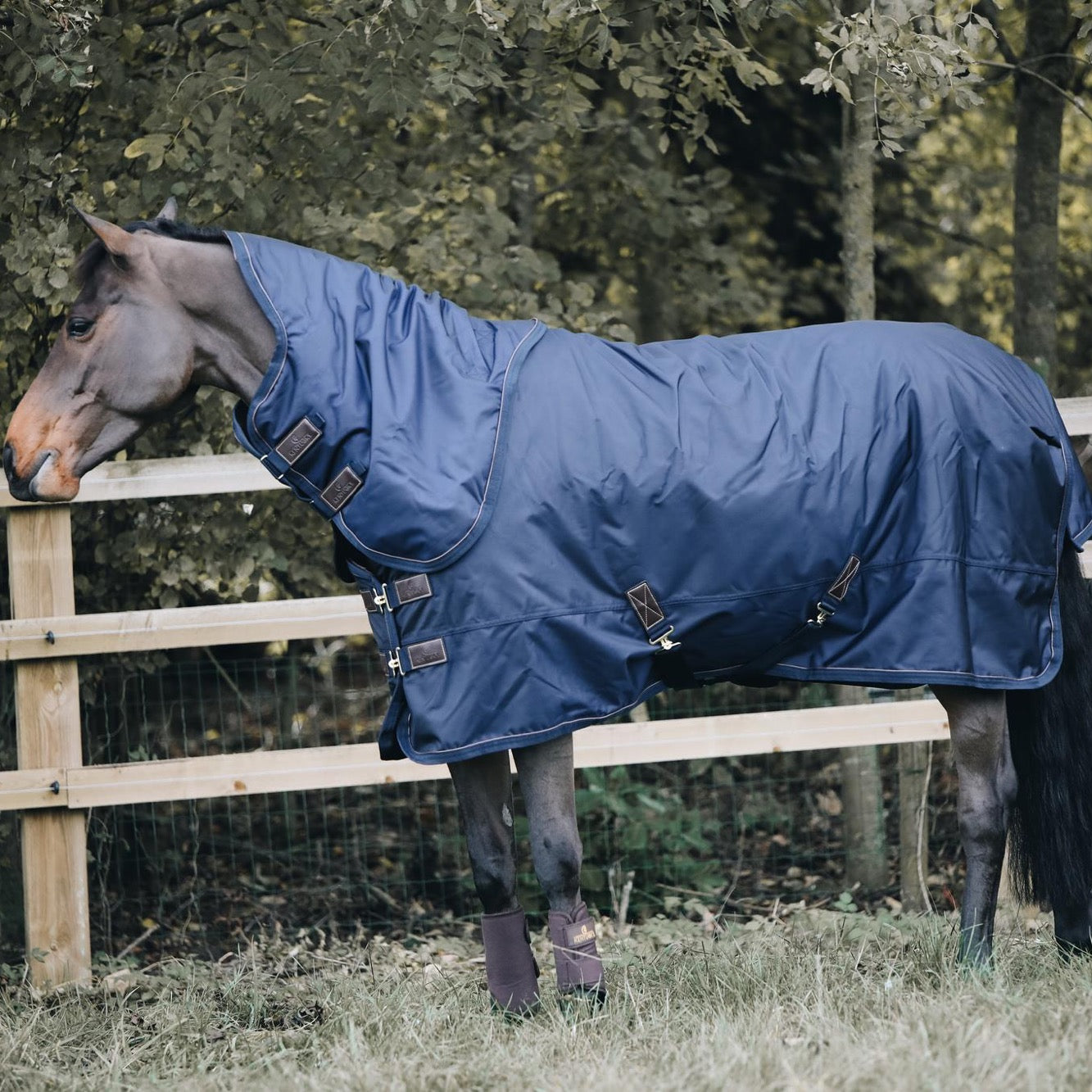 Kentucky Horsewear Neck All Weather Waterproof, 0g Navy