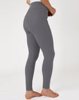B Vertigo Justine Thermo Silicone Full Seat Winter Breeches Womens Riding Tights, Gray