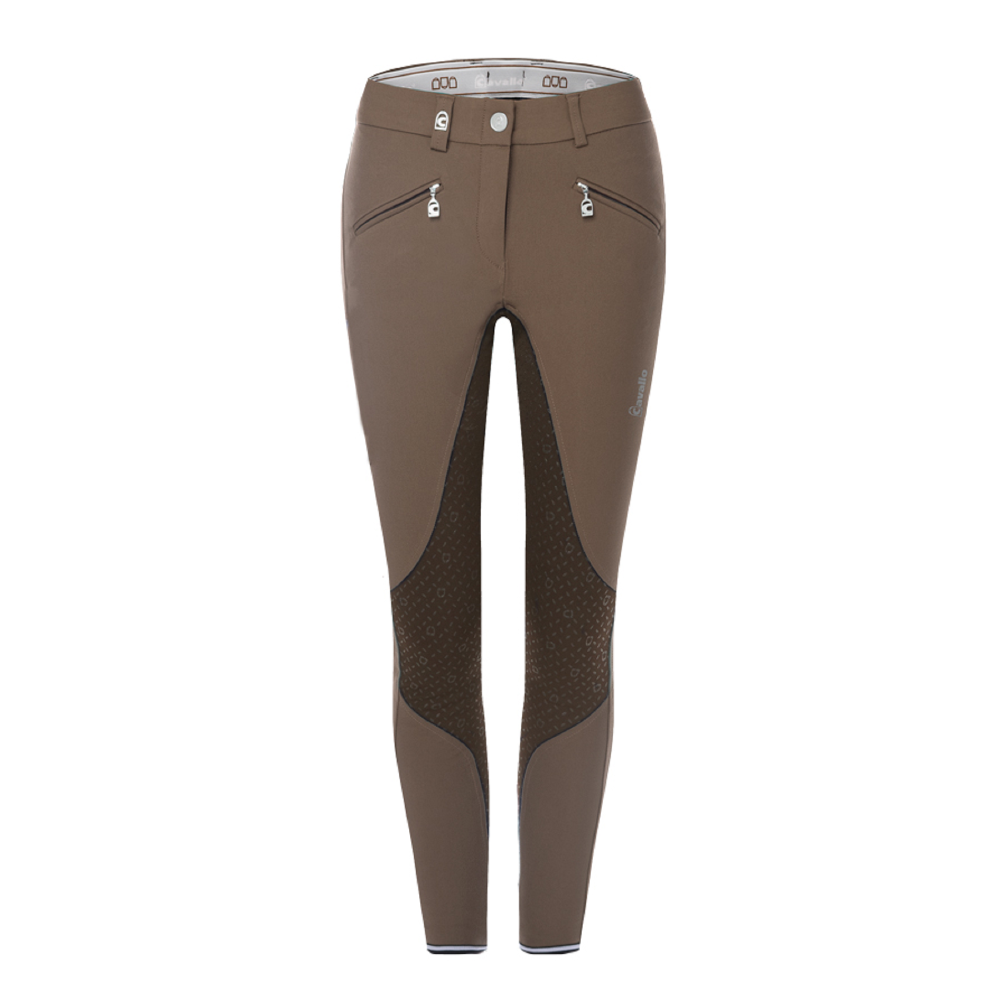 Cavallo Caja Full Grip, Mid Rise Breeches, Porcini-Espresso