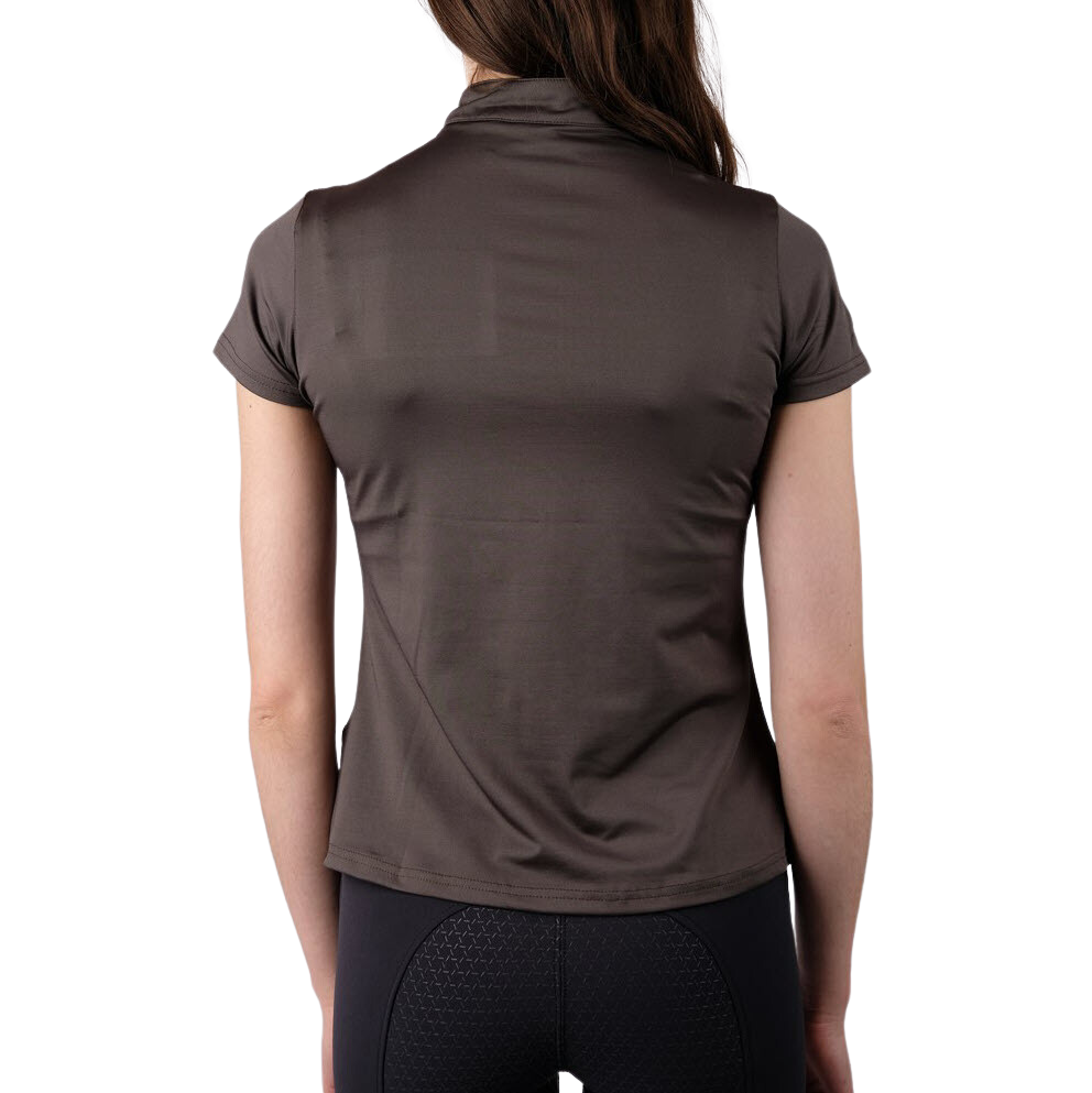 Montar Everly Mon-Tech Polo Crystal Shirt, Grey