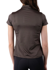 Montar Everly Mon-Tech Polo Crystal Shirt, Grey