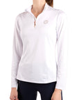 Montar Everly Rosegold Long Sleeve Training Shirt, White