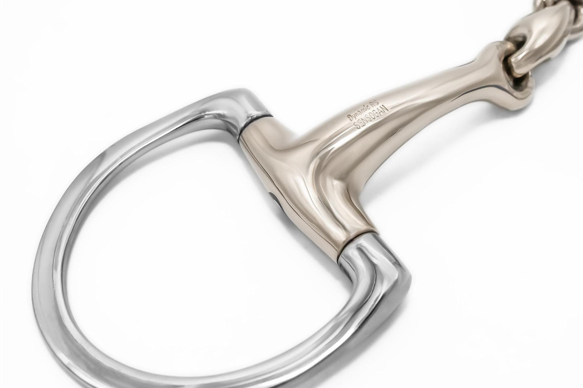 Herm Sprenger Dynamic Rs Eggbutt Bit With D-Shaped Rings 14 mm Double Jointed - Sensogan