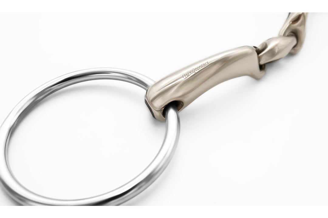 Herm Sprenger Novocontact Loose Ring Snaffle 16 mm Double Jointed - Sensogan