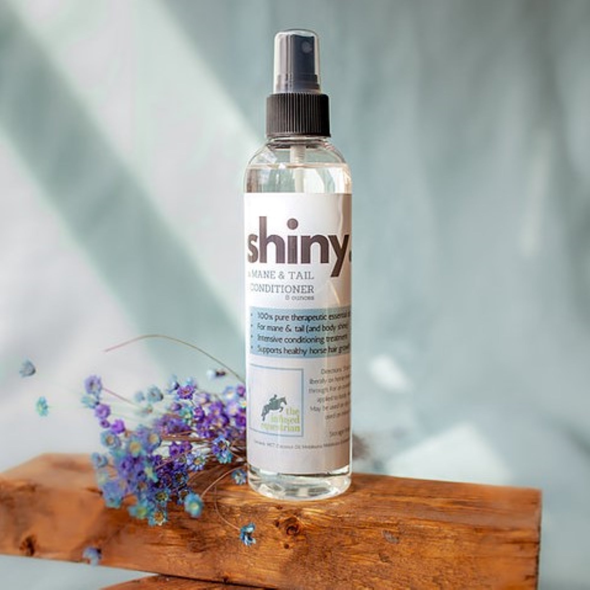 The Infused Equestrian shiny. A Mane & Tail conditioner