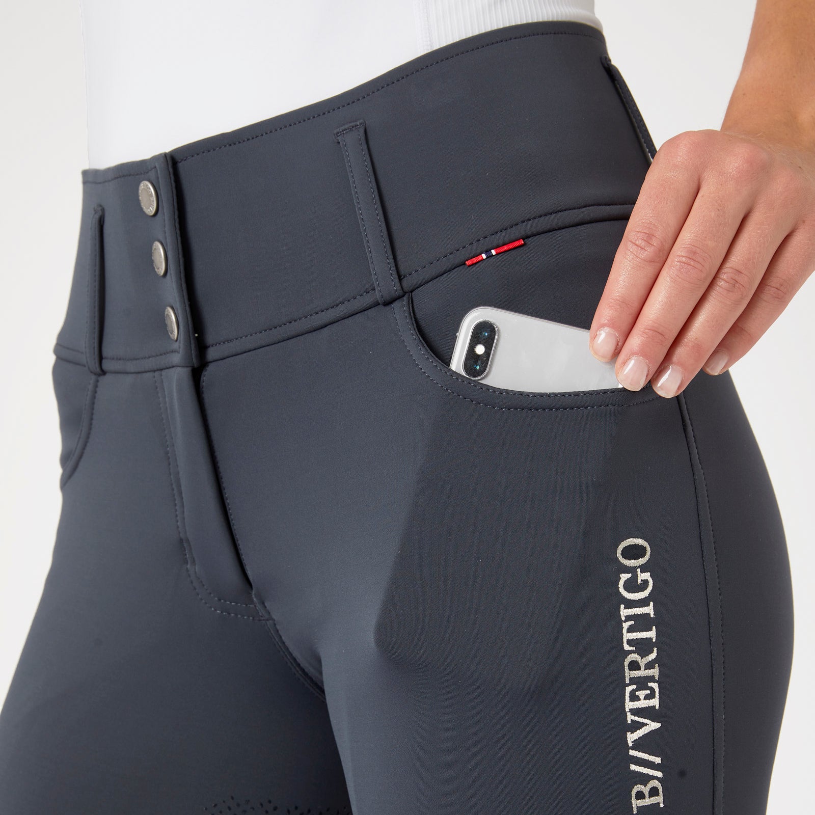 B Vertigo Meghan Highwaist Full Seat Breeches, Dark Navy
