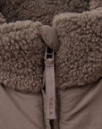 Vala Equestrian Ladies Milla Sherpa Quilted Vest, Taupe