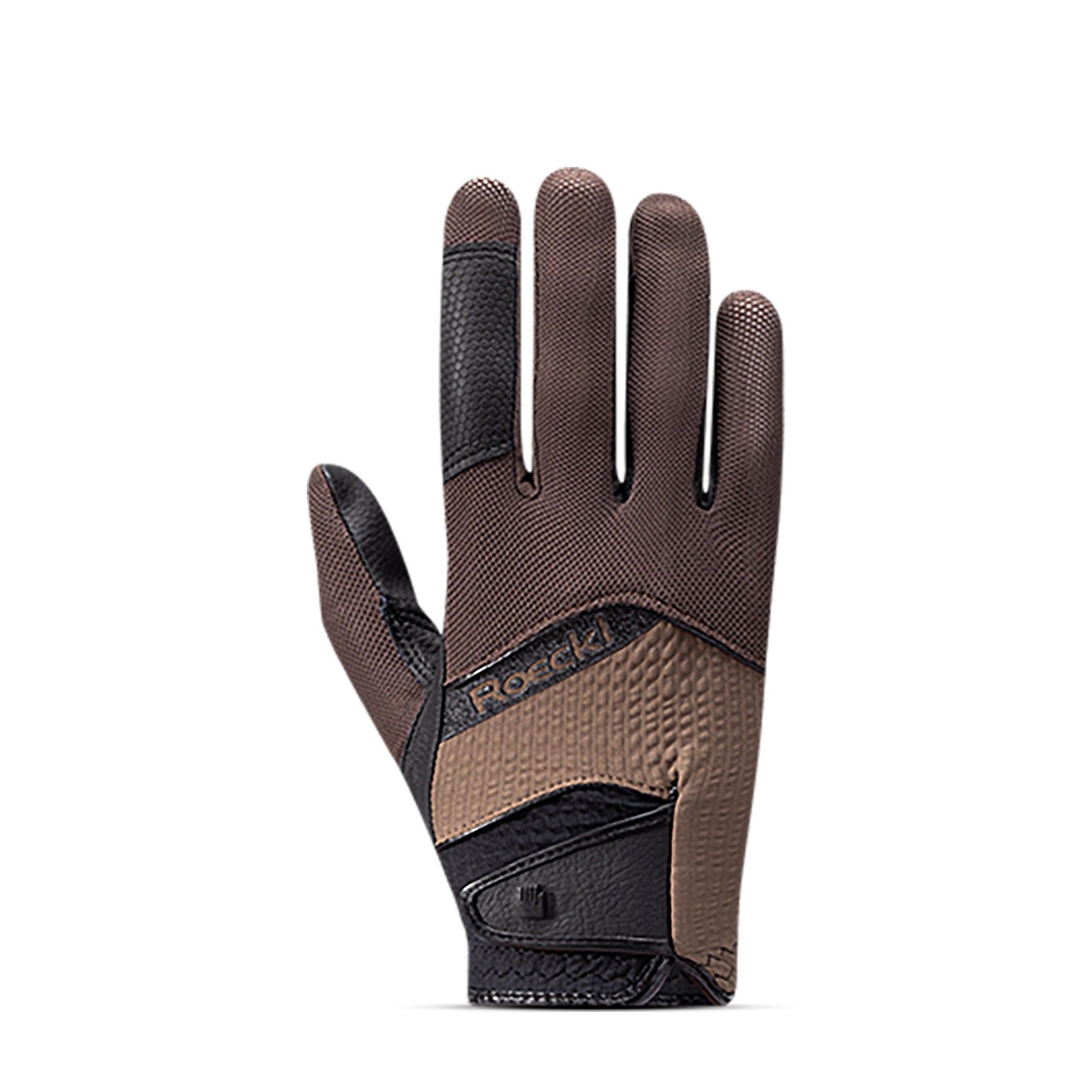 Roeckl MILLERO Riding Gloves - Unisex, Dark Mocha