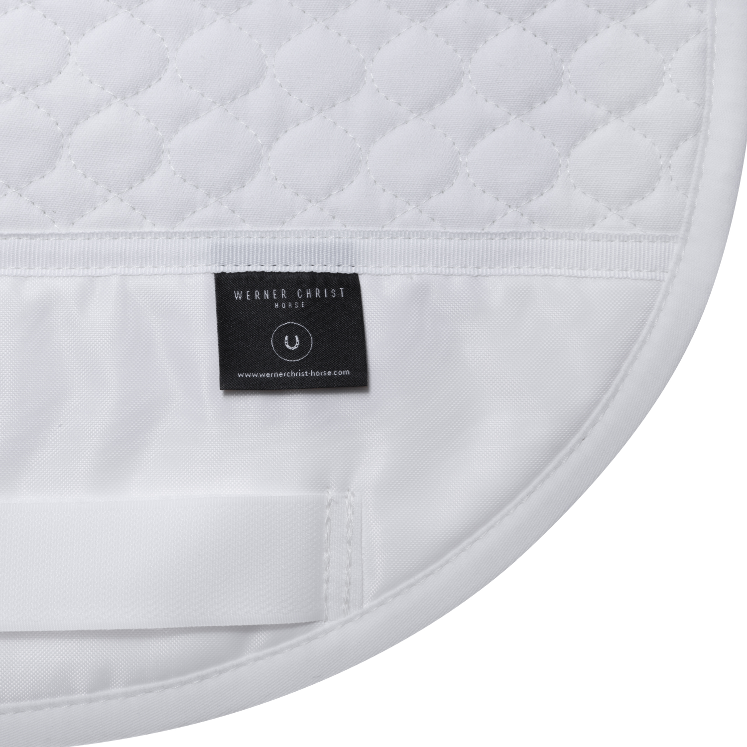 Werner Christ Saddle Pad Champ D Dressage, White / Natural