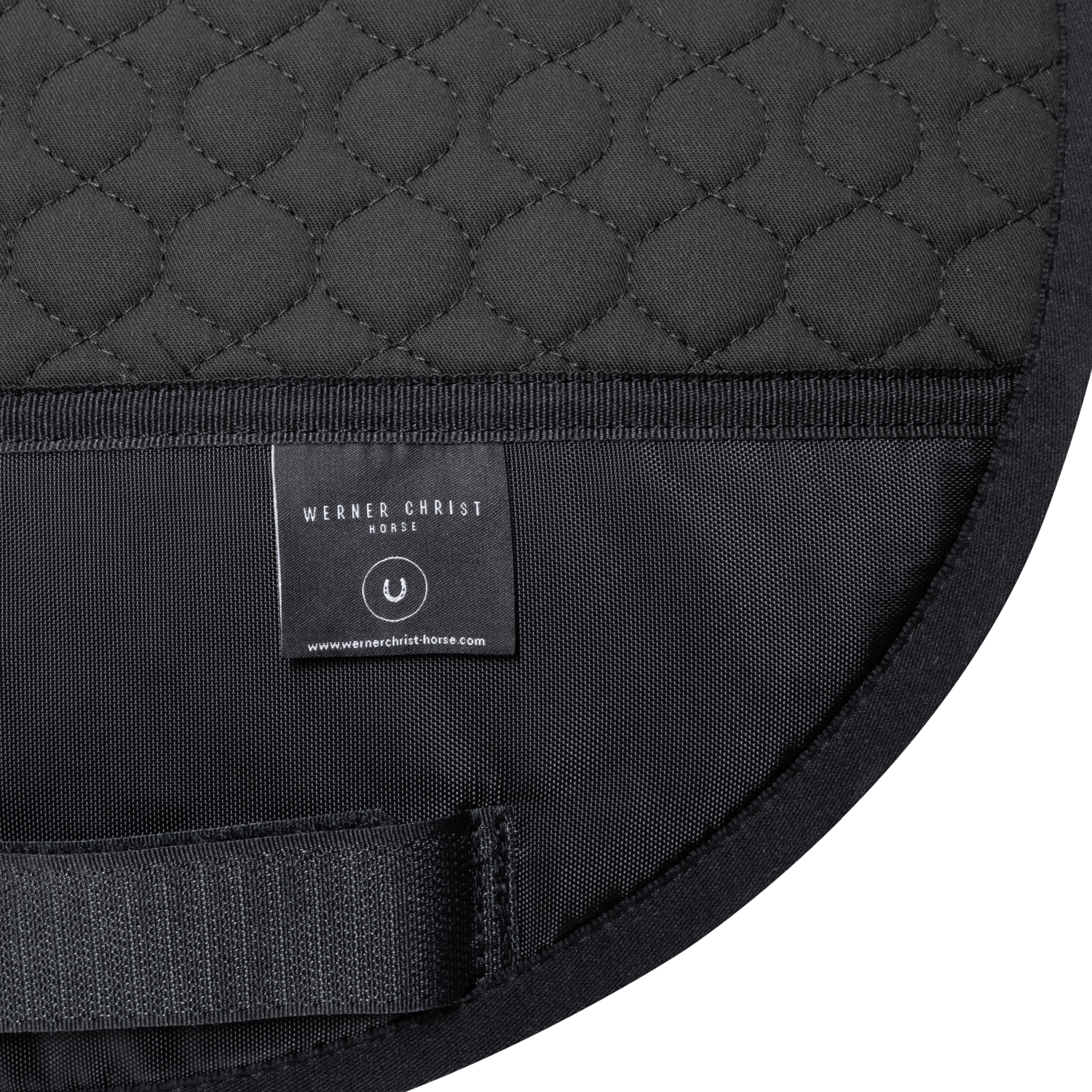 Werner Christ Special S Jump Saddle Pad, Black/Natural