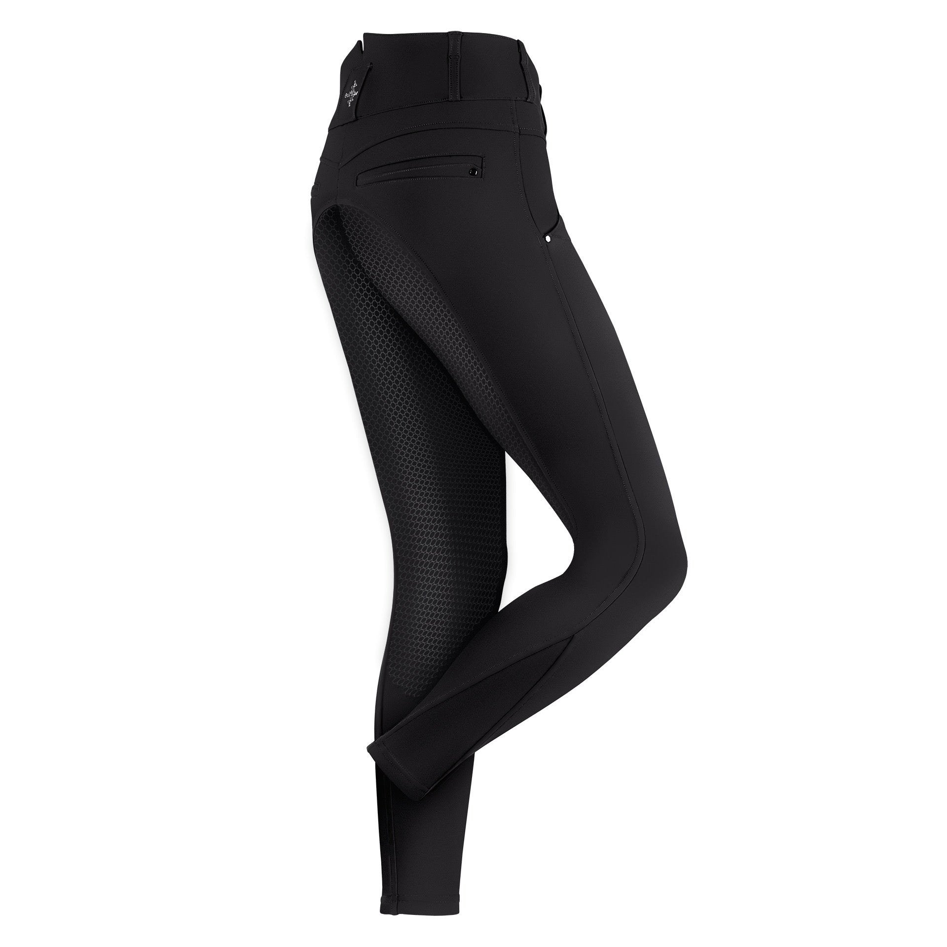 Fair Play VITA Ladies High Rise Full Seat Winter Breeches, Black