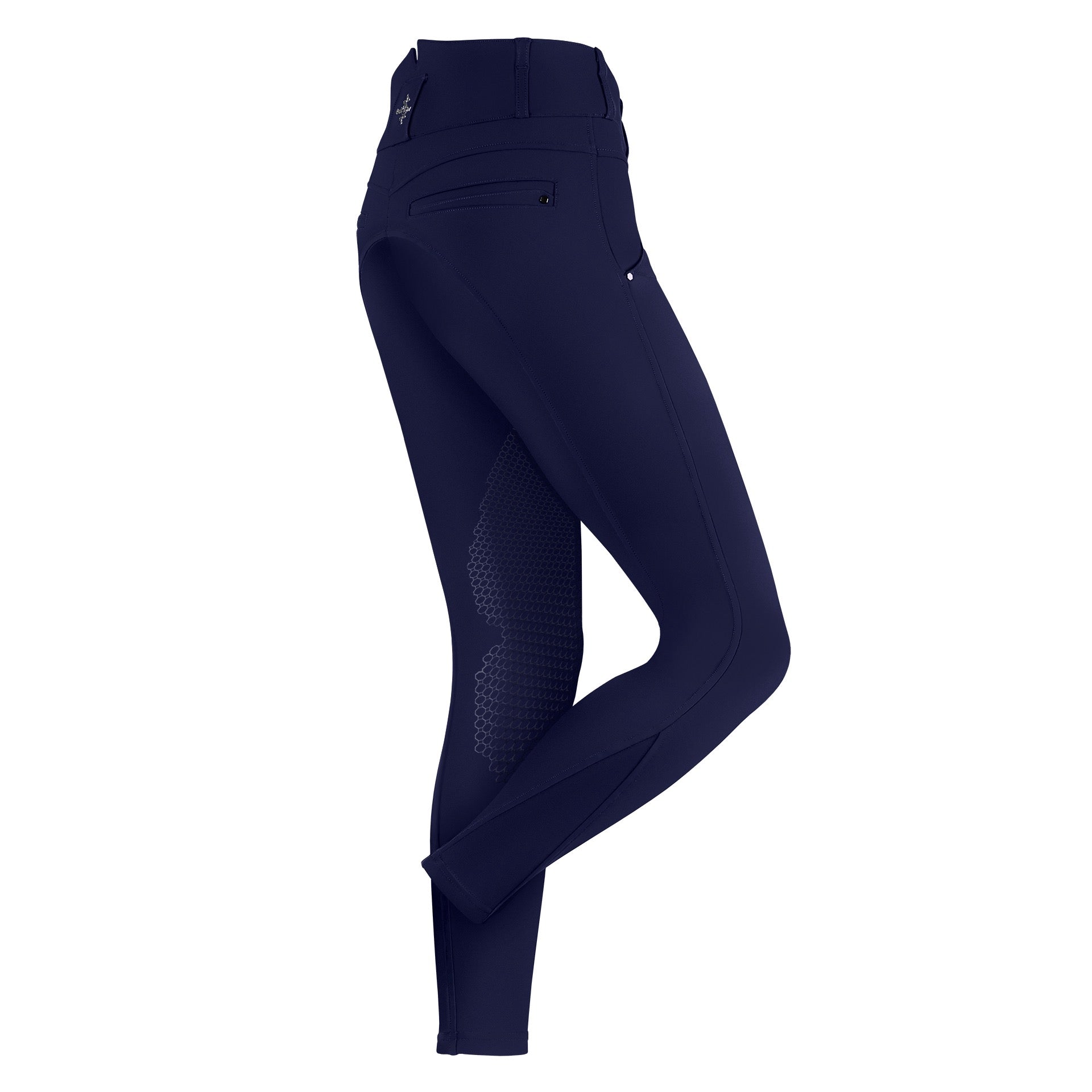 Fair Play VITA Ladies High Rise Knee Grip Winter Breeches, Navy