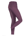 Fair Play HEXA High Rise Full Grip Winter Riding Leggings, Eggplant