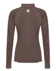 Fair Play Long Sleeve Paula Training Shirt, Taupe-Gray