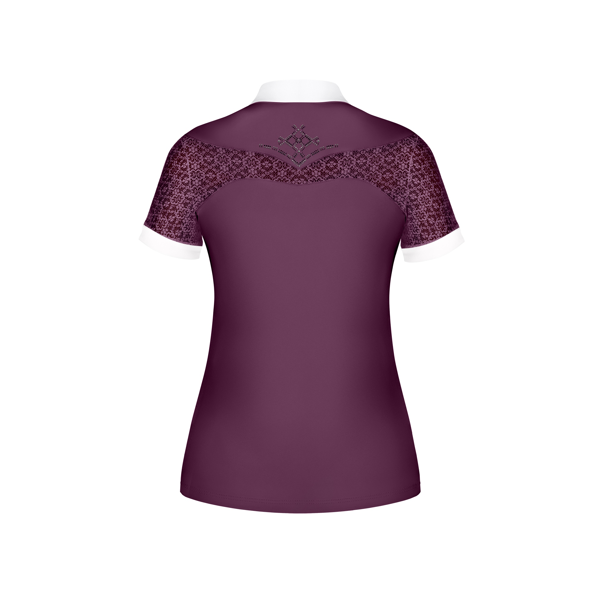 Fair Play Ladies Short Sleeve Competition Shirt ROZZIE, Royal Berry