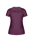 Fair Play Ladies Short Sleeve Competition Shirt ROZZIE, Royal Berry