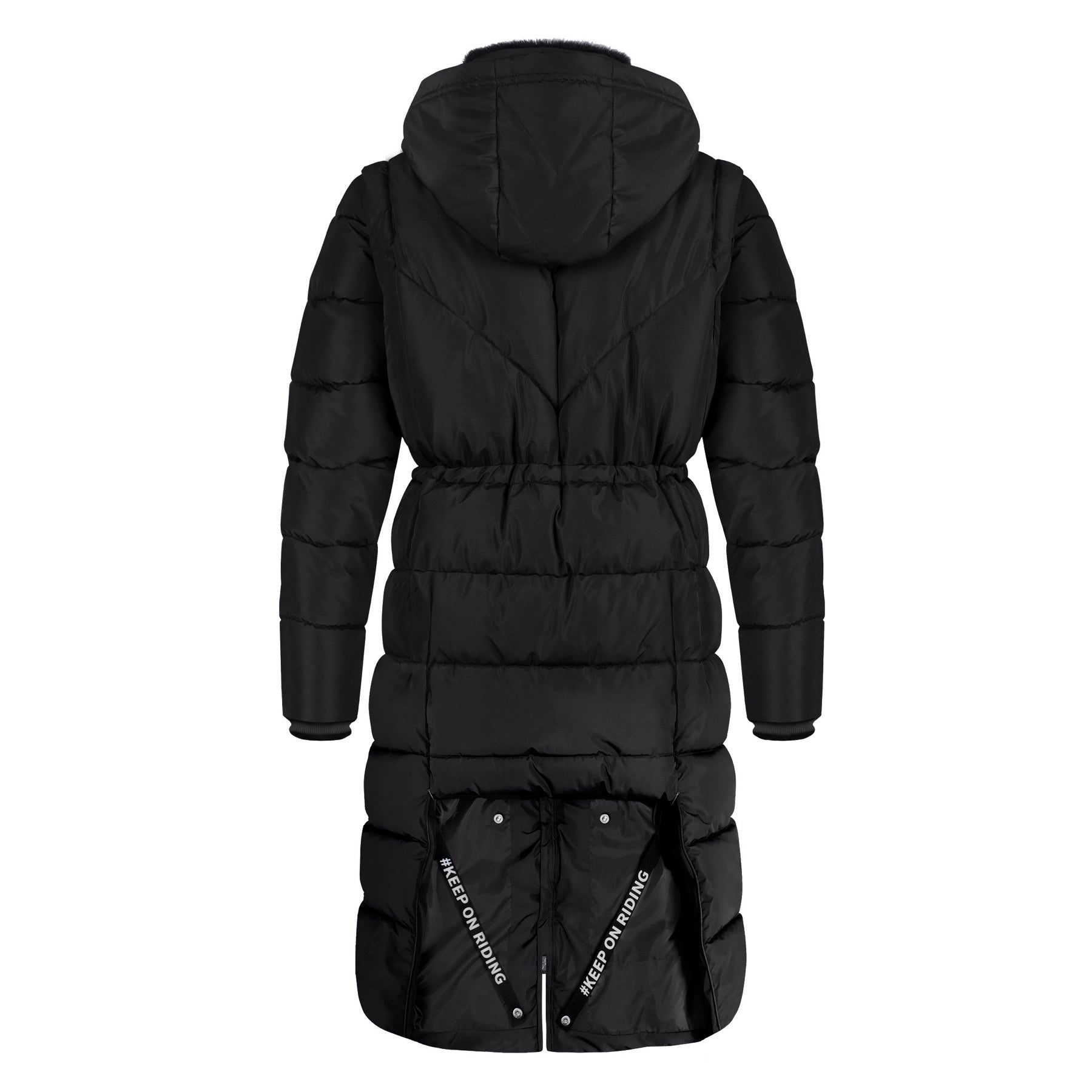 Fair Play Ladies Puffer Coat SIA, Black