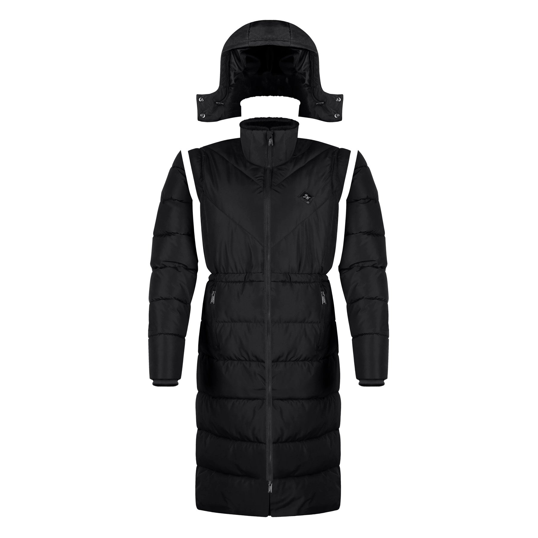 Fair Play Ladies Puffer Coat SIA, Black