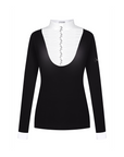 Fair Play LYNDAL Ladies Long Sleeve Competition Shirt, Black