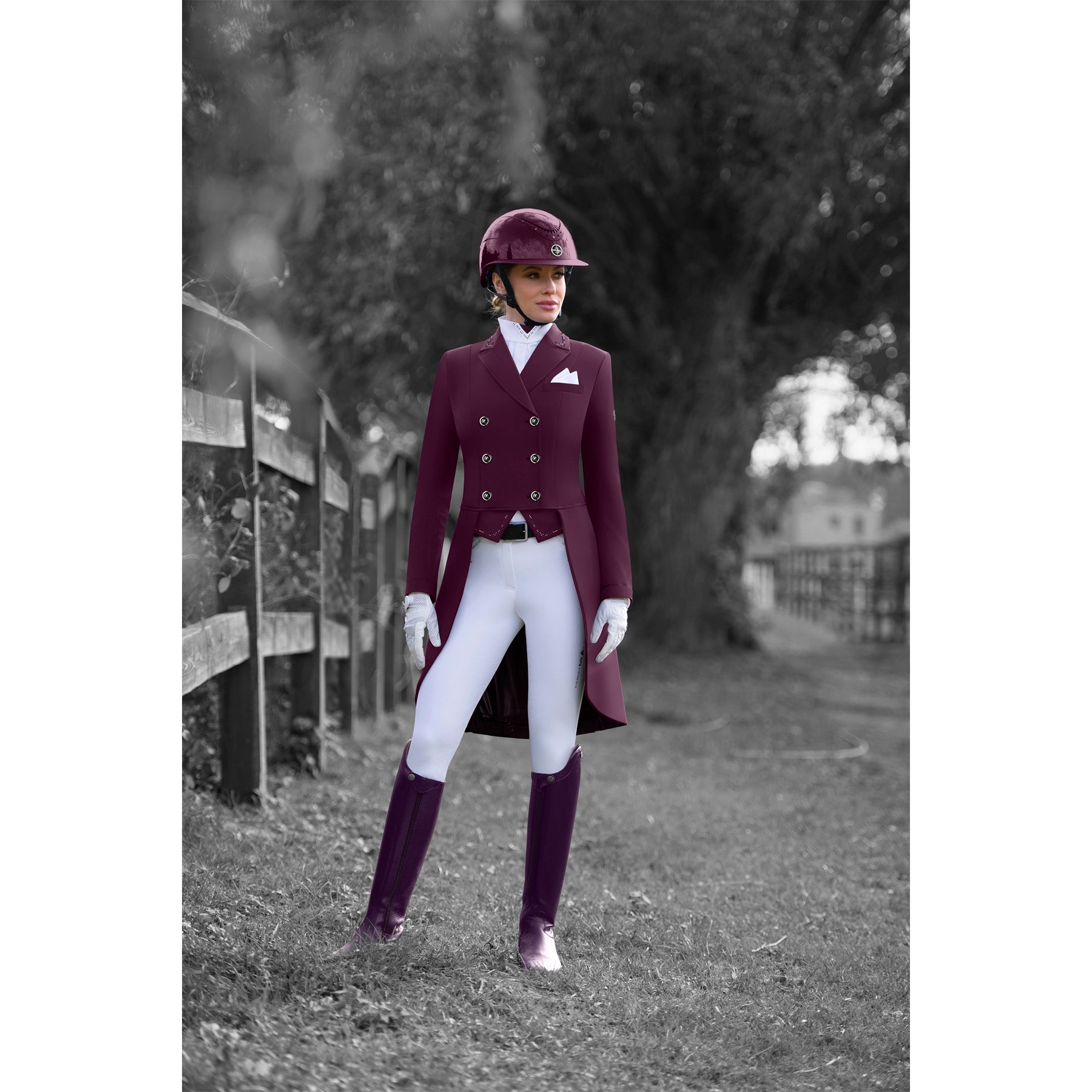 Fair Play Ladies Dressage Tailcoat NADINE, Royal Berry