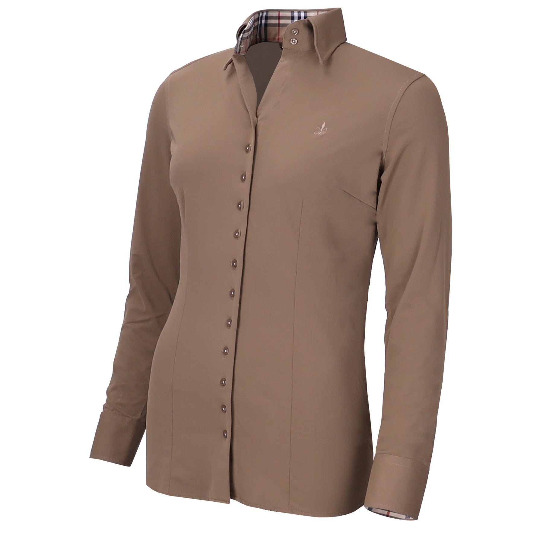 Fior da Liso Ladies Blouse Nova London B, Beige