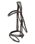 Schockemohle Tokyo-F Select Anatomical Bridle, Espresso/Cream/Silver