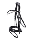 Schockemohle Siena Dressage Bridle, Black/Silver