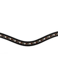 Schockemohle Browband Diamond Select Limited Headband, Black/Toffee Shades