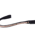 Schockemohle Siena Snap On Browband, Black/Silk