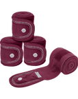 Waldhausen Nepal Fleece Bandages, Burgundy Red