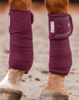 Waldhausen Nepal Fleece Bandages, Burgundy Red