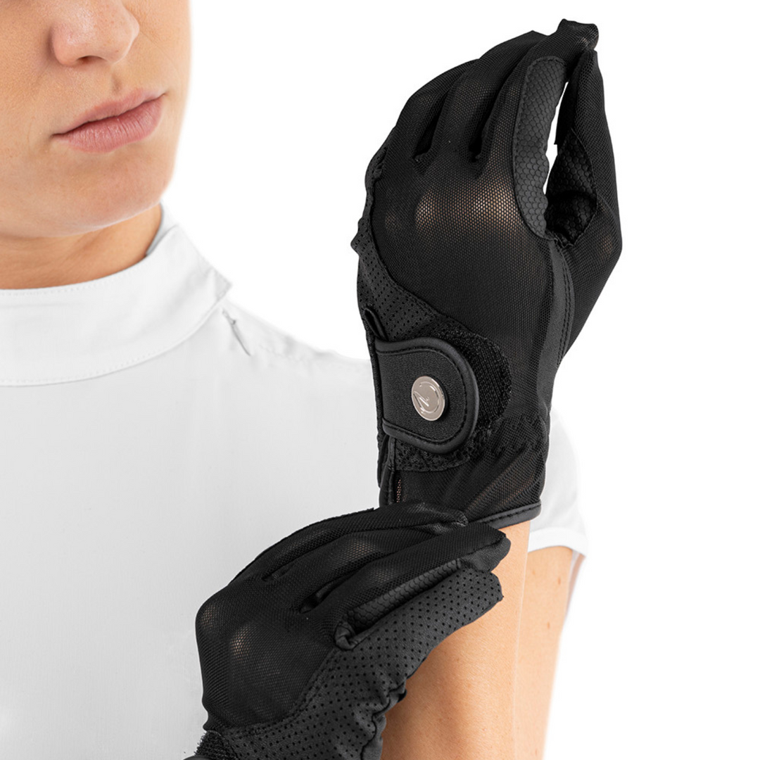 EGO7 Air Mesh Riding Gloves, Black