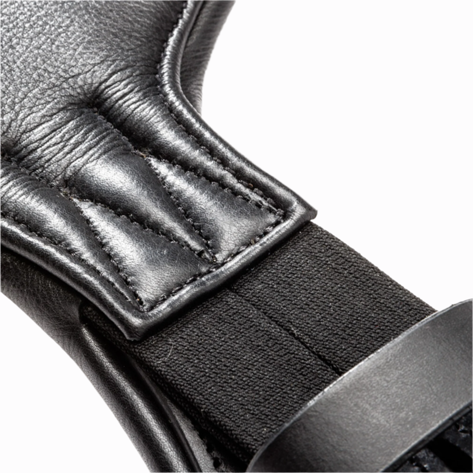 Kavalkade Soft Leather Short Girth &quot;Casper&quot; with Elastic, Black