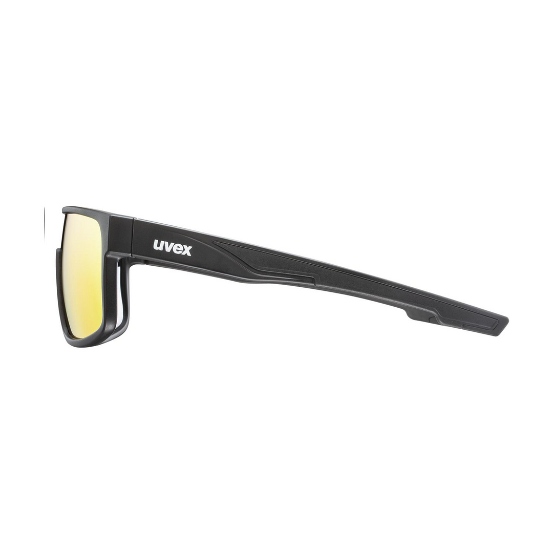 UVEX LGL 51 Sunglasses, Mirror Red Lens