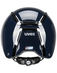 UVEX Exxeed Shiny Chrome Helmet, Navy Glossy