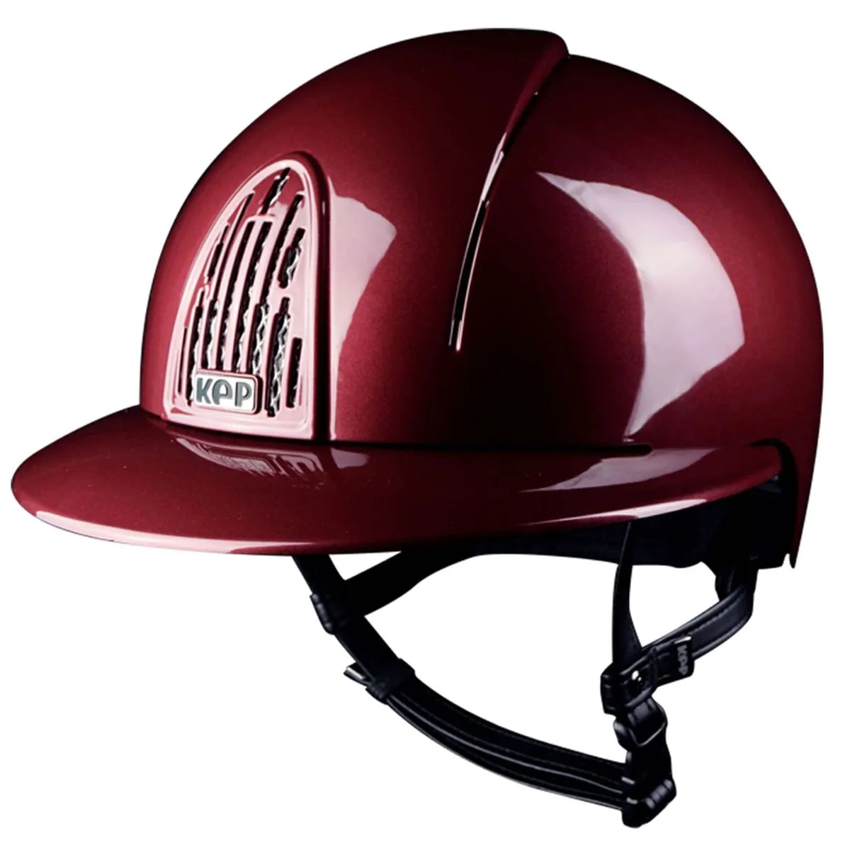 KEP Italia Smart Helmet Polish Polo Visor, Bordeaux