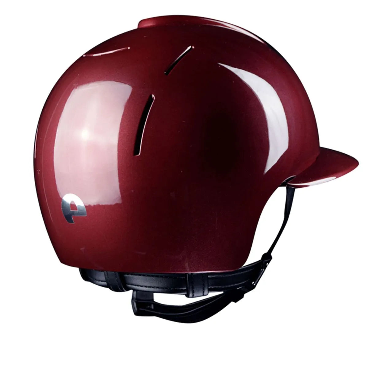 KEP Italia Smart Helmet Polish Polo Visor, Bordeaux