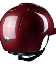 KEP Italia Smart Helmet Polish Polo Visor, Bordeaux